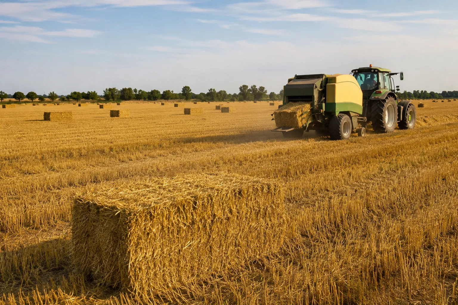9YG-2.24D baling corn stalk residue after grain harvest